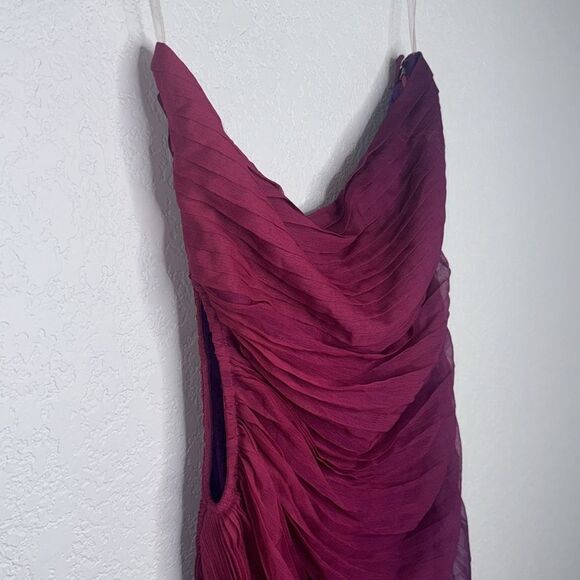 NWT ROCOCO SAND Long Dress In Wine Large Revolve - Picture 8 of 16